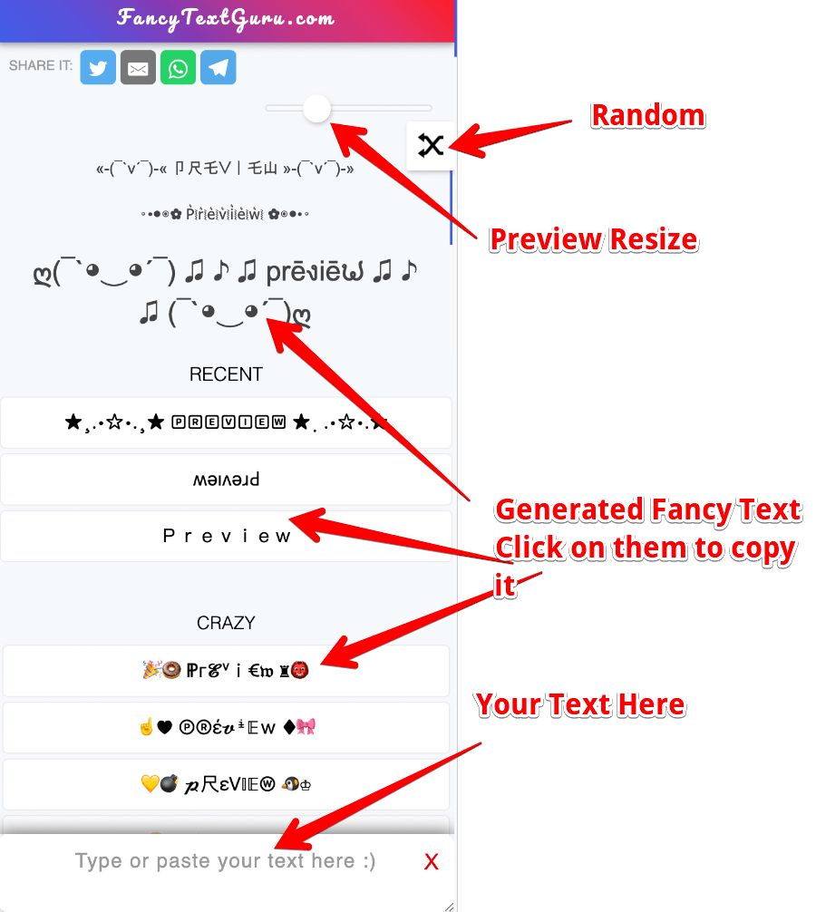 Fancy Text Generator 𝟙 ℭ𝔬𝔬𝔩 𝙁𝙤𝙣𝙩𝙨