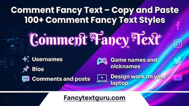 Comment Fancy Text โ 100+ Copy and Paste Comment Text Fonts Comment Fancy Text โ Copy and Paste Comment Text Fonts