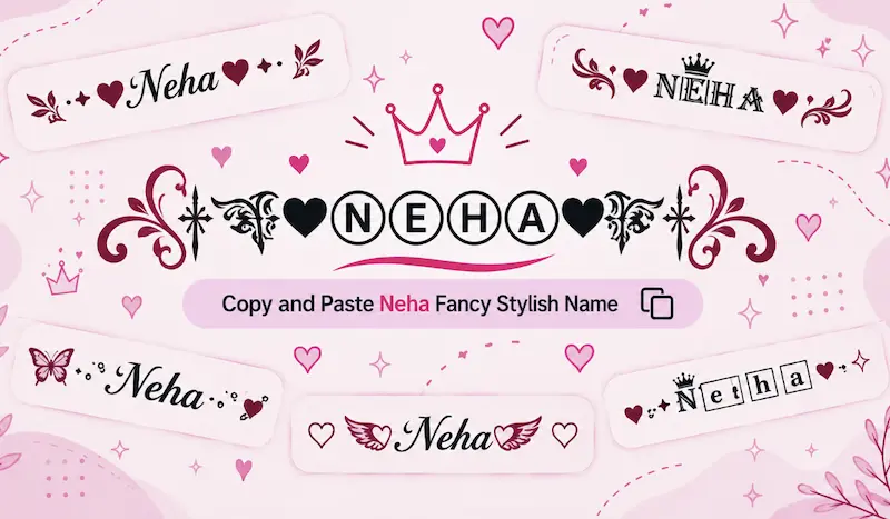 Copy and Paste Neha Fancy Stylish Name