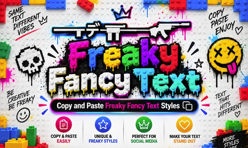 copy and paste Freaky Fancy Text