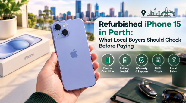 Refurbished iPhone 15 in Perth